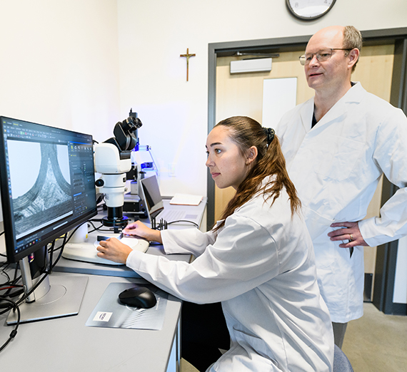 学生たちは、ボーイング機の座席に関する持続可能な選択肢を探究している。